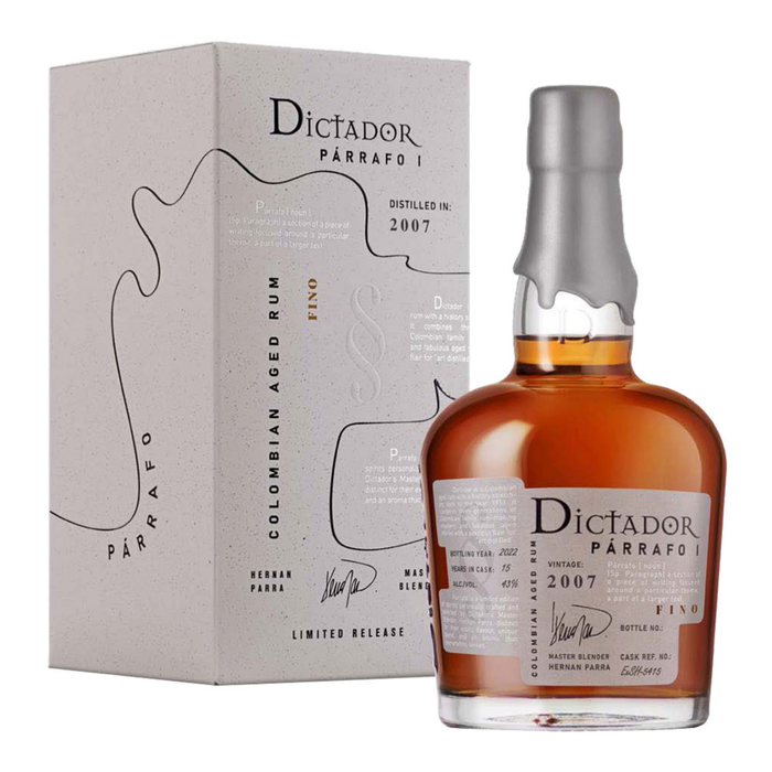 Dictador Parrafo I Fino Vintage 2007 700ml