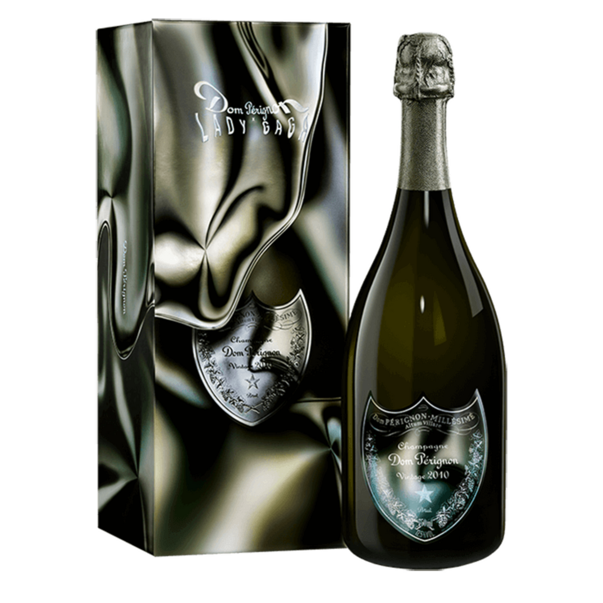 Dom Pérignon Lady Gaga Vint 2010 750ml Dom Perignon Lady Gaga 2010 Limited Edition Blanc 750ml — Asher.sg