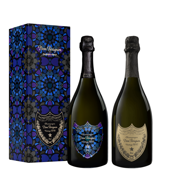 Dom Perignon x Damien Hirst 2018 + Dom Perignon 2017 - Bundle A
