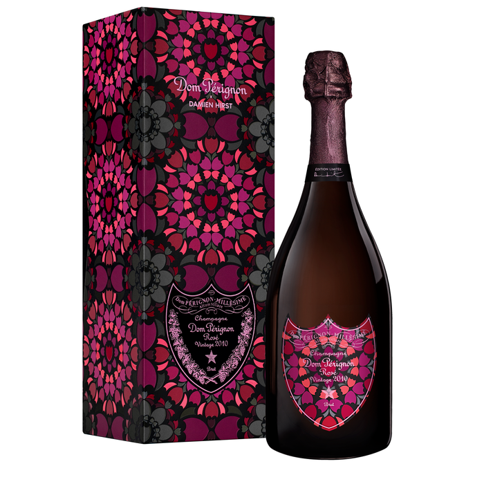 Dom Perignon x Damien Hirst Limited Edition Champagne Rose 2010 750ml