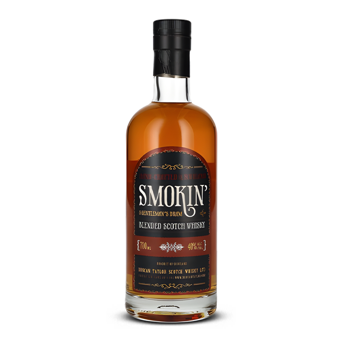 Duncan Taylor Smokin - The Gentleman's Dram Blended Whisky 40% ABV 700ml
