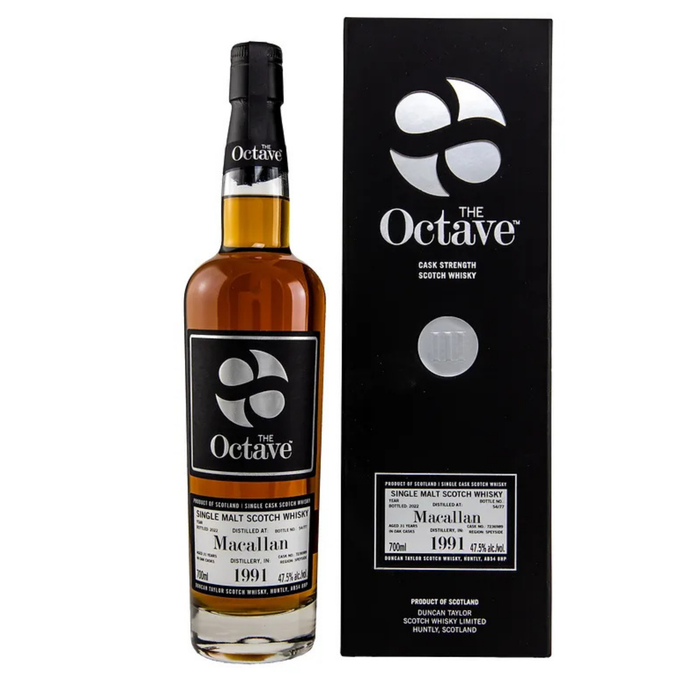 Duncan Taylor the Octave Premium Macallan 1991 31 Years Single Malt 47.5% ABV 700ml