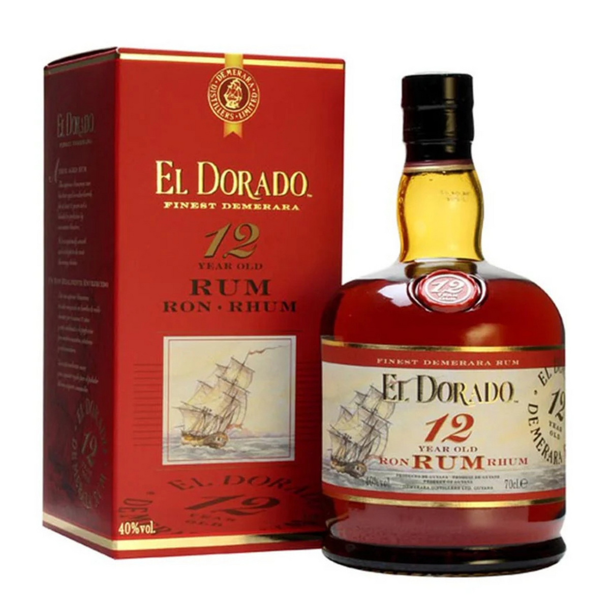 El Dorado 12 Year Old Rum 700ml — Asher.sg