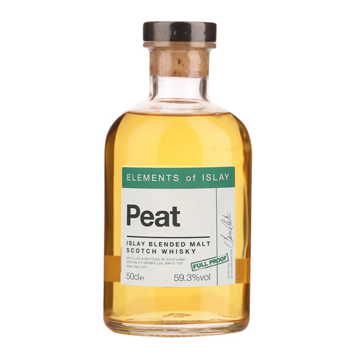 Elements of islay Peat Full Proof 500ml — Asher.sg