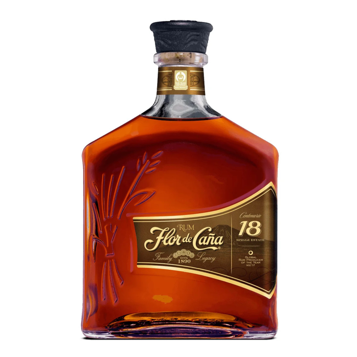 Flor de Caña 18 Year Rum 40% ABV 700ml