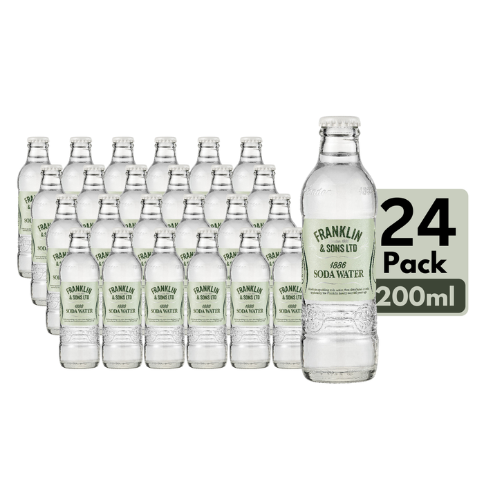 Franklin & Sons Soda Water (24 x 200ml)