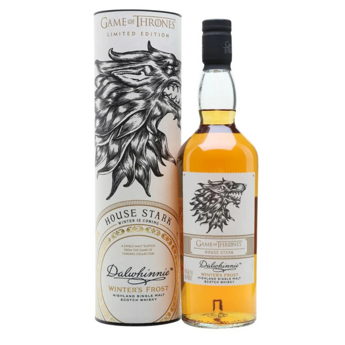 Game of Thrones House Stark Dalwhinnie Winter's Frost Single Malt Scotch Whisky 700ml