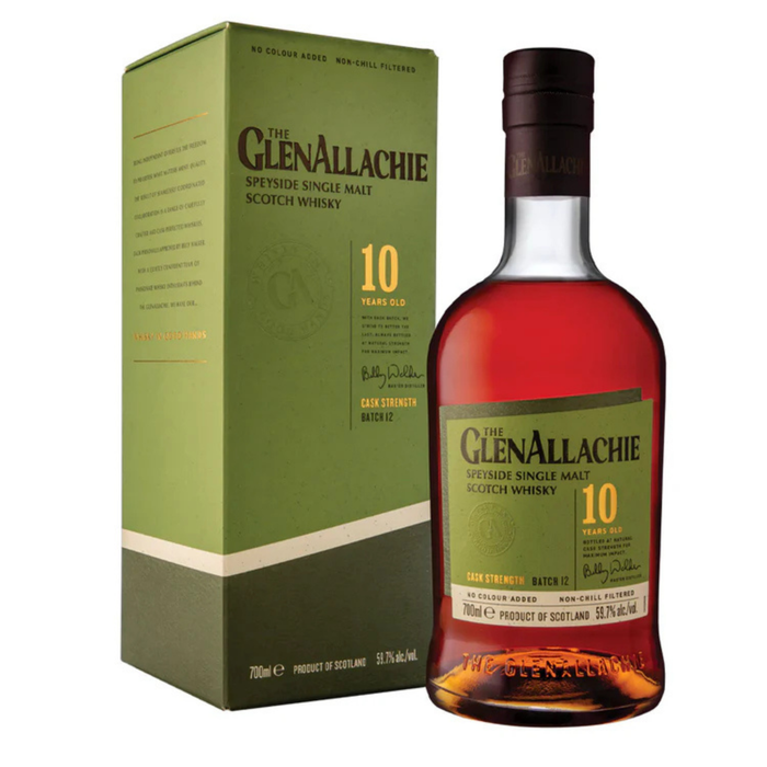 GlenAllachie 10 Years Cask Strength Single Malt Whisky 700ml