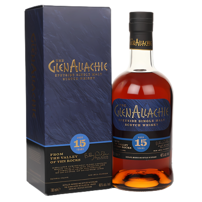 GlenAllachie 15 Year Old Whisky 700ml With Gift Box