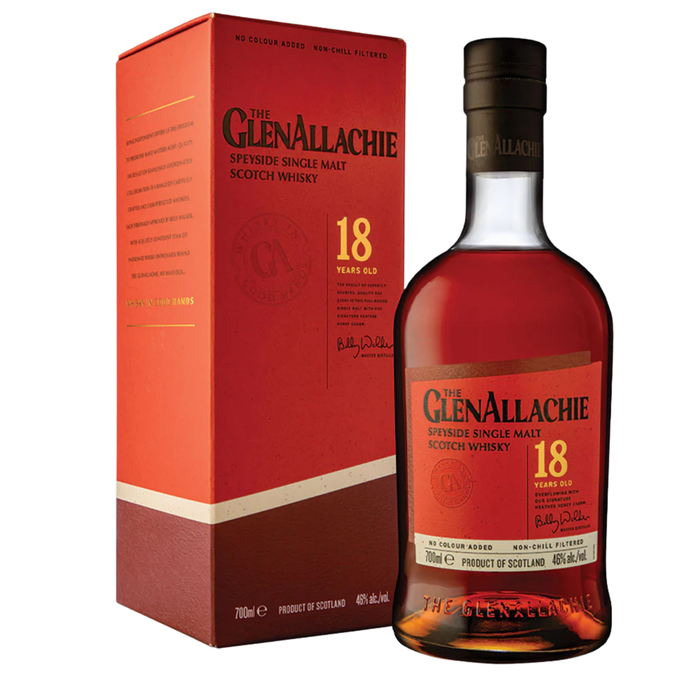 GlenAllachie 18 Years Single Malt Whisky 700ml