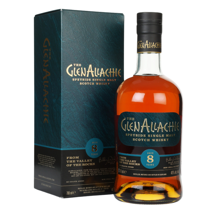 GlenAllachie 8 Year Old Whisky 700ml With Gift Box