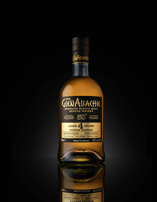 GlenAllachie 4 Year Old Billy Walker 50th Anniversary Future Edition First Peated Distillation Cask Strength 700ml