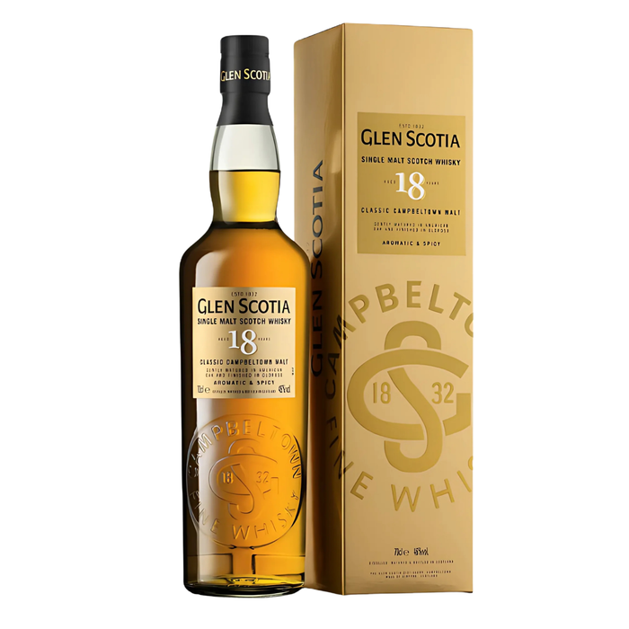 Glen Scotia 18 Years Single Malt Scotch Whisky 700ml