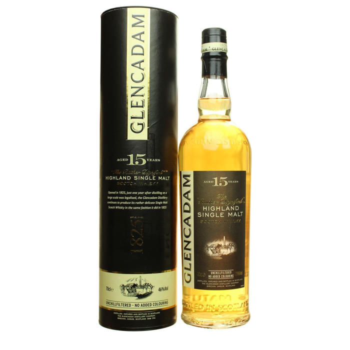 Glencadam 15 Years "The Rather Dignified" Single Malt 46% ABV 700ml