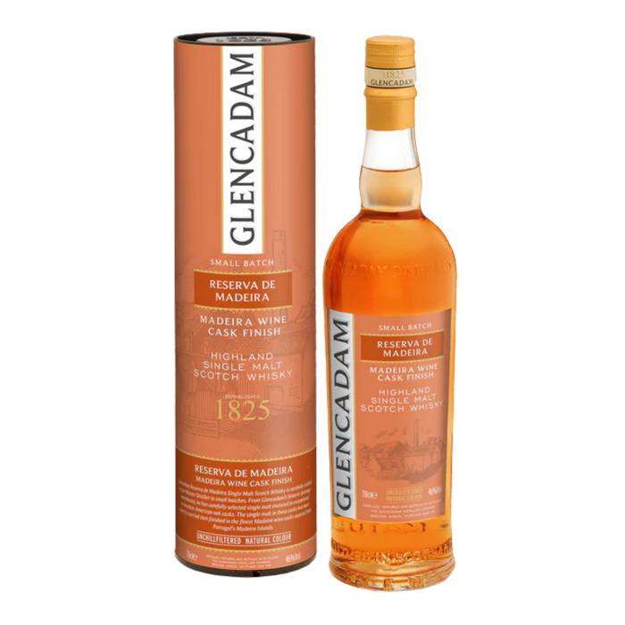 Glencadam De Madeira – Madeira Wine Cask Finish Single Malt Whisky 46% ABV 700ml