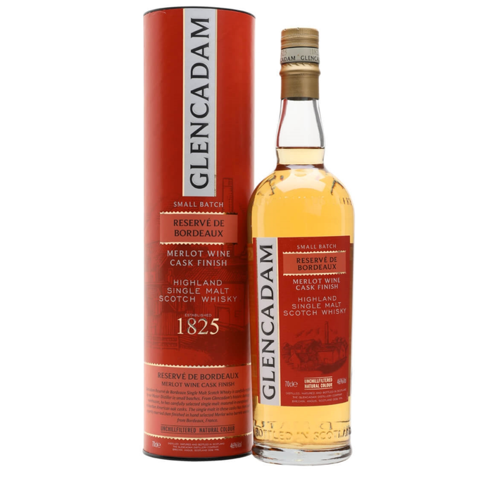Glencadam Merlot Cask Finish Single Malt 46% ABV 700ml