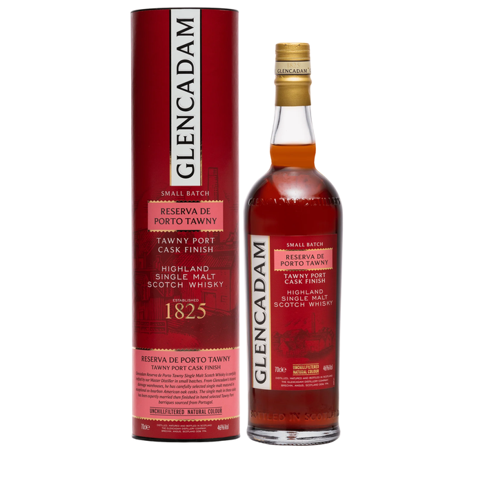 Glencadam Tawny Port Cask Finish Single Malt 46% ABV 700ml