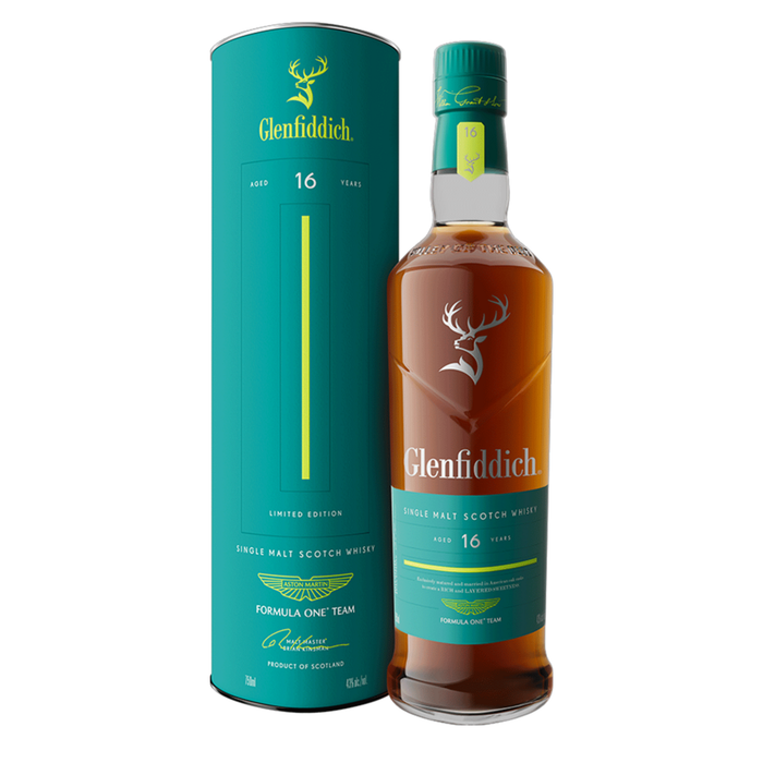 Glenfiddich 16 Years Aston Martin Formula 1 Single Malt Whisky 700ml