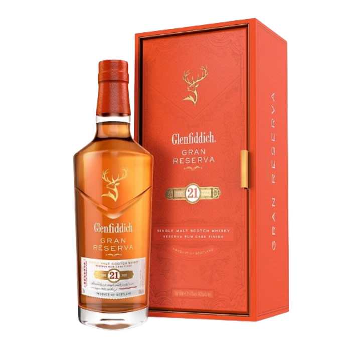 Glenfiddich 21 Years Gran Reserva Whisky 700ml With Gift Box