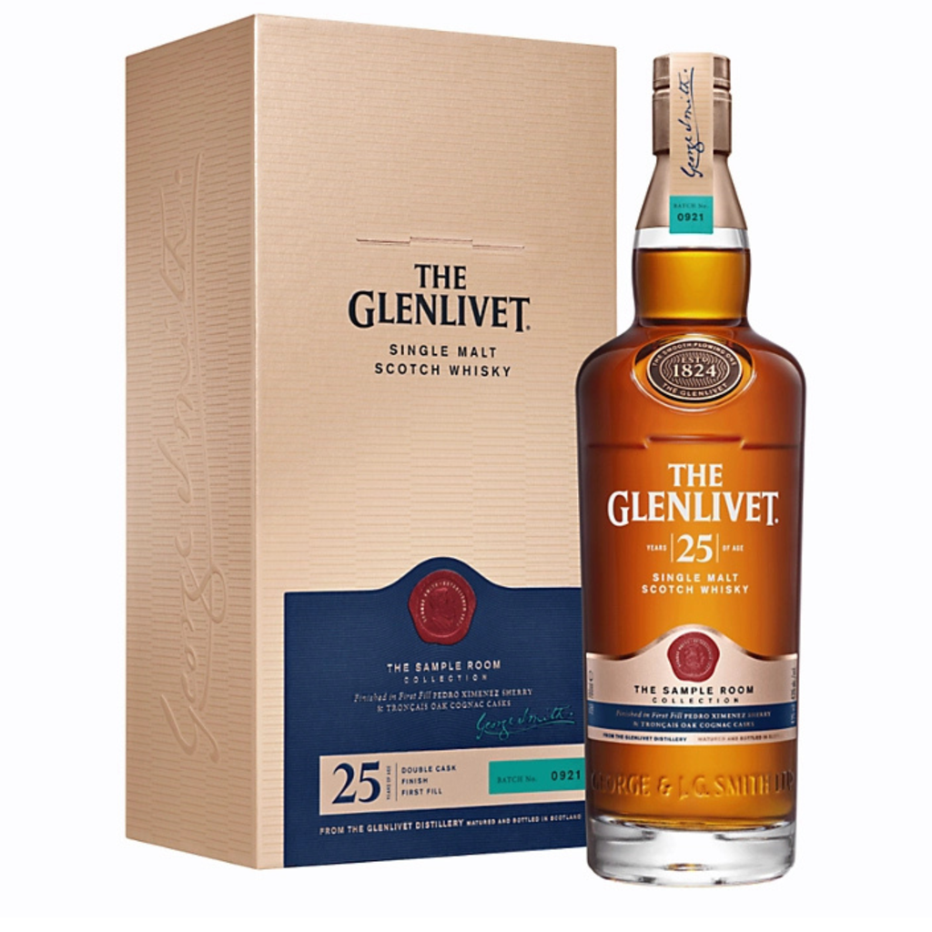 The Glenlivet  Wedding Reserve 25年 Glenlivet 25 Years Single Malt Whisky 700ml — Asher.sg