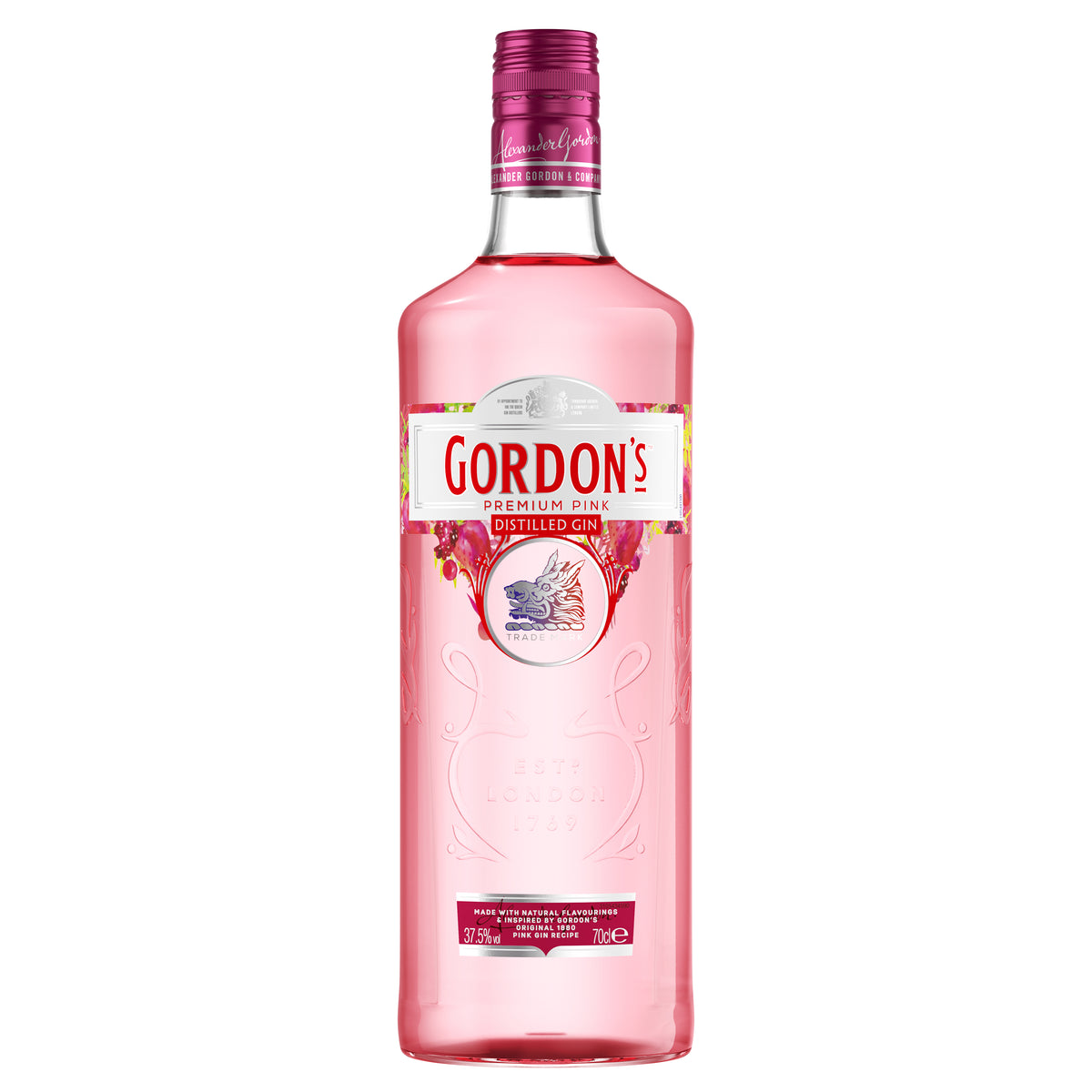 Gordon's Pink Gin | 700ml | Asher BWS Alcohol Delivery Singapore