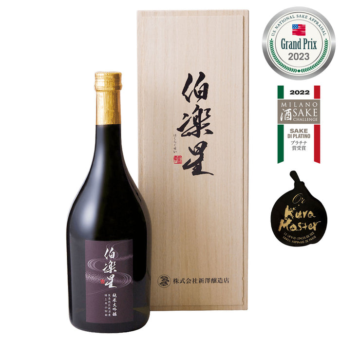 Hakurakusei Junmai Daiginjo Tojo Akitsu Yamadanishiki 720ml