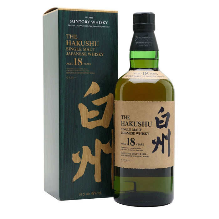Hakushu 18 Years Single Malt Whisky 700ml
