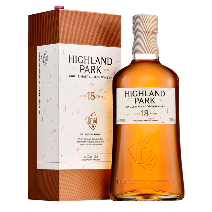 Highland Park 18 Years Single Malt Whisky 700ml
