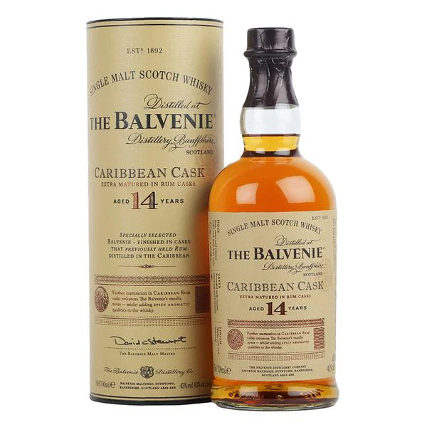 Balvenie 14 Years Carribean Cask Whisky 700ml