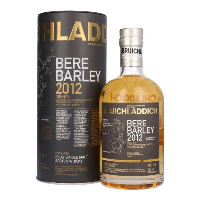 Bruichladdich Bere Barley 2012 Whisky 700ml