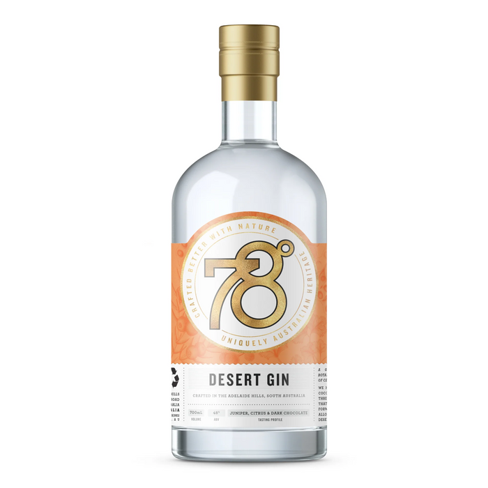 Adelaide Hills Distillery 78 Degree Desert Strength Gin 700ml