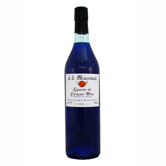 Massenez Liqueur De Curacao Bleu (Bitter Orange Blue) 700ml