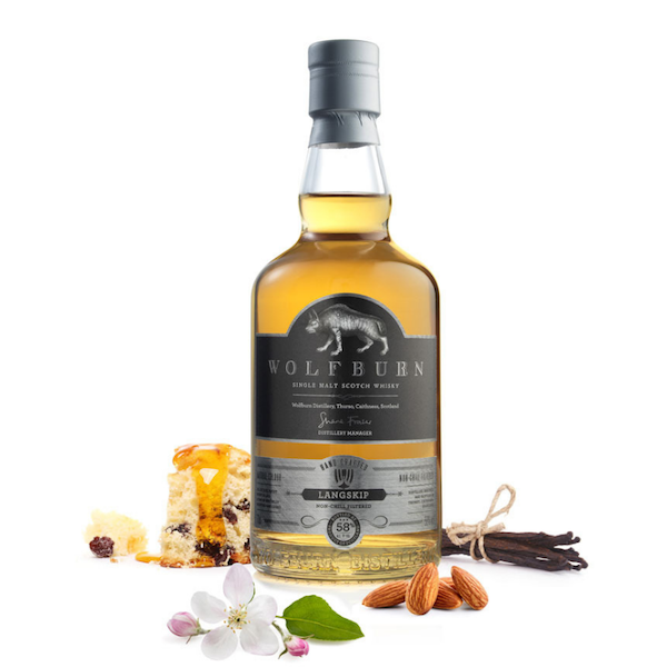 Wolfburn Single Malt Scotch Whisky 700ml 58% - Langskip