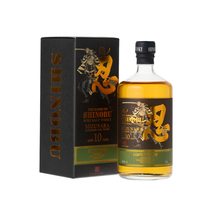 Shinobu 10YO Pure Malt Lightly Peated 700ml 43% w/box