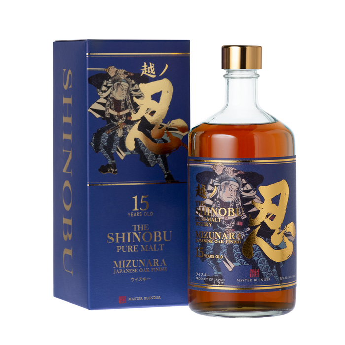 Shinobu 15YO Pure Malt Whisky 700ml 43% w/box