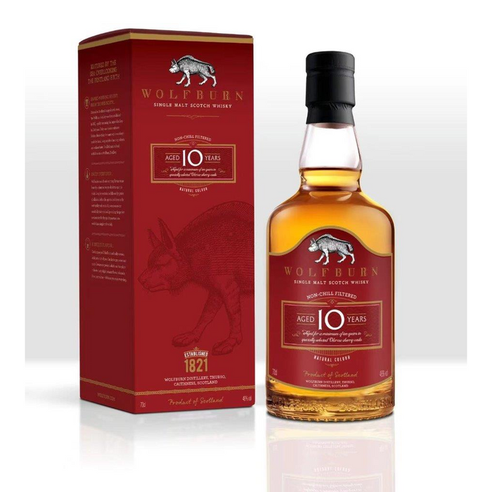 Wolfburn Single Malt Scotch Whisky 10YO 700ml 46%