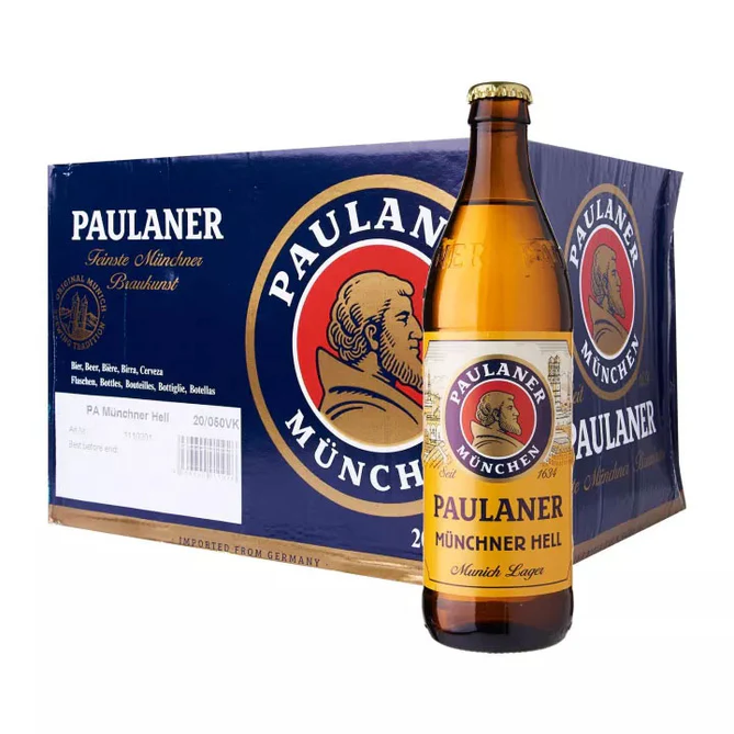 Paulaner Munchner Hell Bottles ( 20 x 500ml )