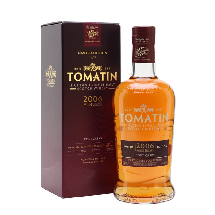 Tomatin 15YO The Portuguese Collection Port Cask 46%