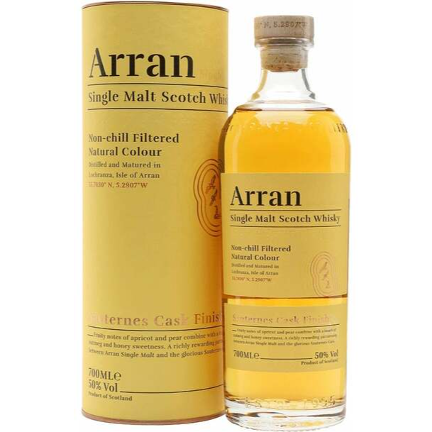 Arran Sauternes Cask Finish New Bottling Whisky 50%