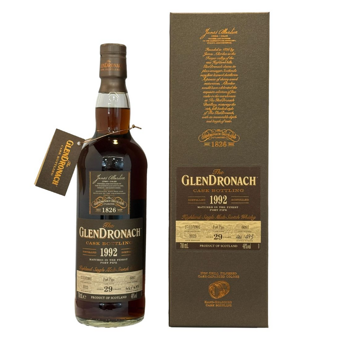 The GlenDronach 29 Years 1992 Cask 6097 Port Pipe