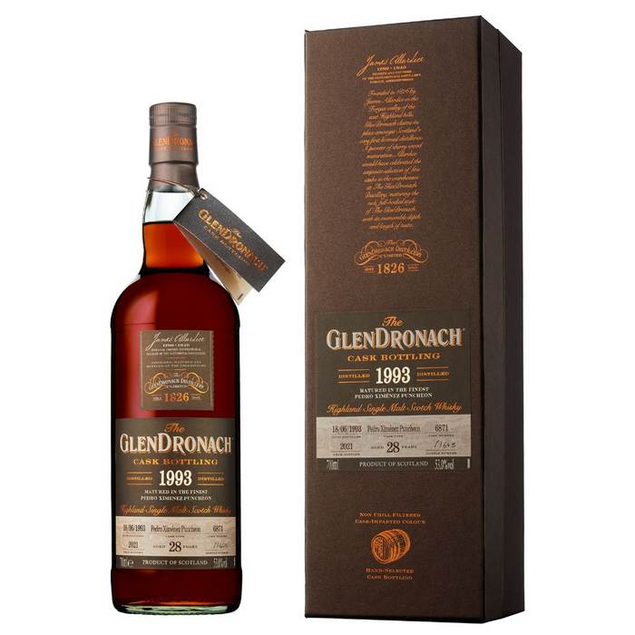 The GlenDronach 28 Years 1993 Cask 6871 Batch 19