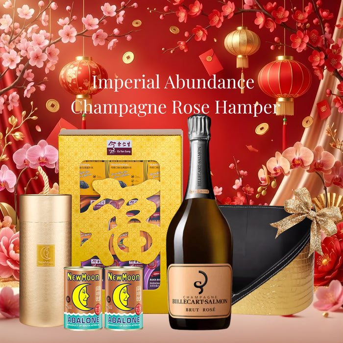 Imperial Abundance Champagne Rose Hamper Set B