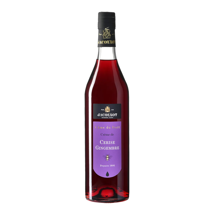 Jacoulot Cerise Gingembrie Crème (Cherry Ginger) Liqueur 16% ABV 700ml