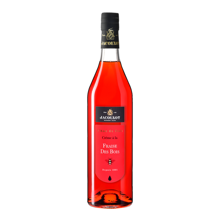 Jacoulot Fraise Des Bois Crème Cognacaise (Wild Strawberry) Liqueur 18% ABV 700ml