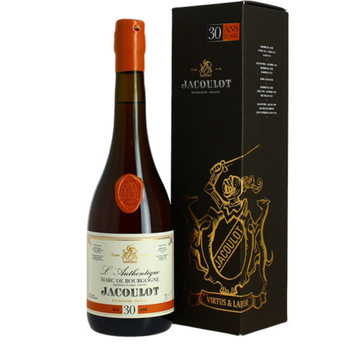 Jacoulot Marc De Bourgogne Authentique 30 Years Brandy 43% ABV 700ml