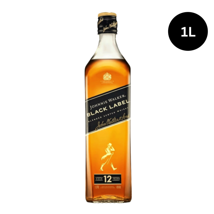 Johnnie Walker Black Label Blended Whisky 1L