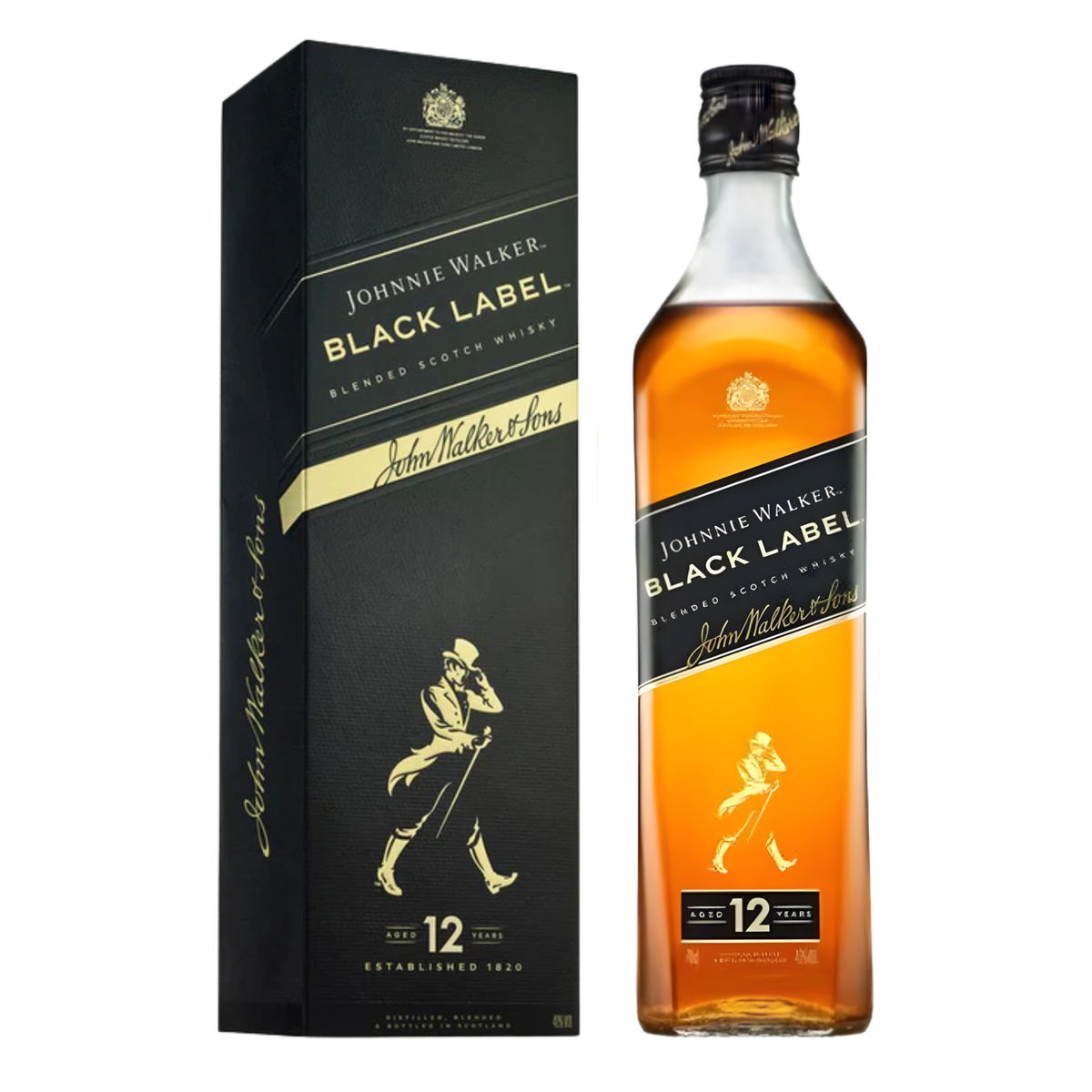 Johnnie Walker Black Label (Giftbox) | Asher BWS Alcohol Delivery