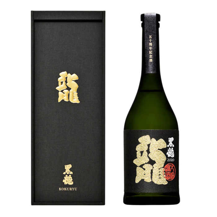 Kokuryu Ryu Daiginjo 50th Anniversary 黑龍 龍 大吟釀 龍 五十周年記念酒 720ml
