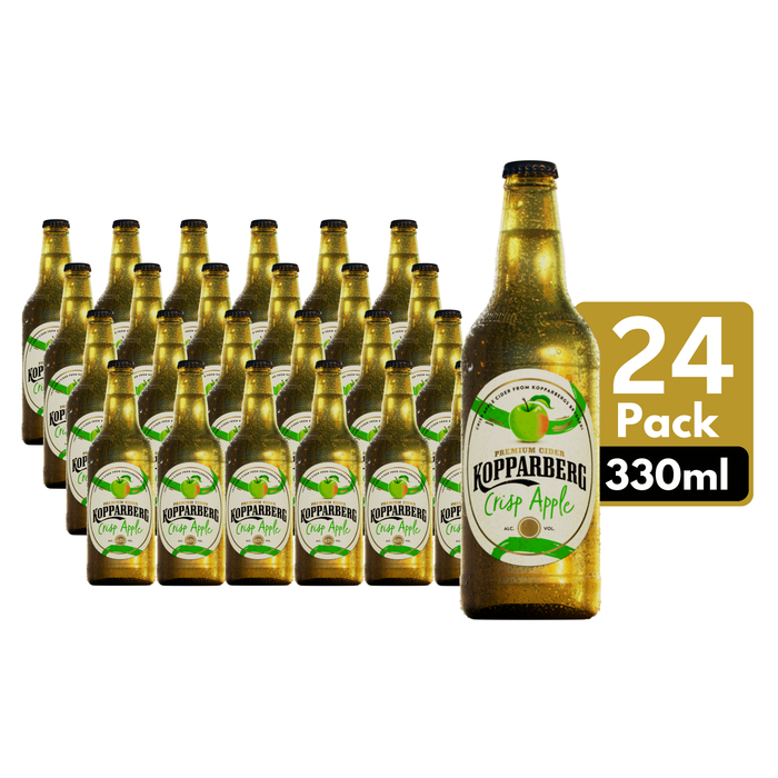 Kopparberg Crisp Apple Cide Bottle (24 x 330ml)