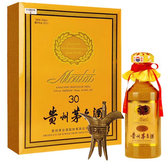 Kweichow Moutai 30 Years 陈年贵州茅台酒 500ml